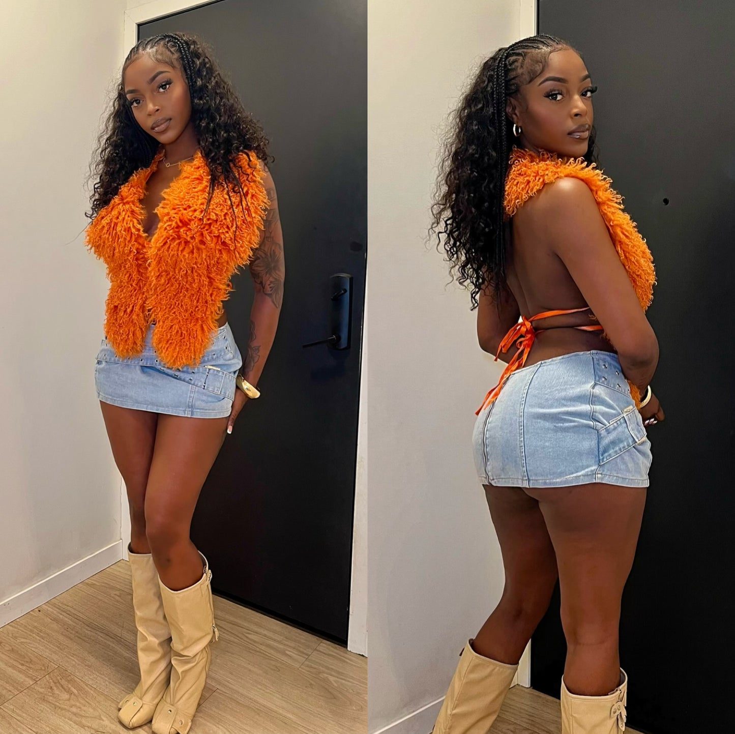 Mia Fur Top