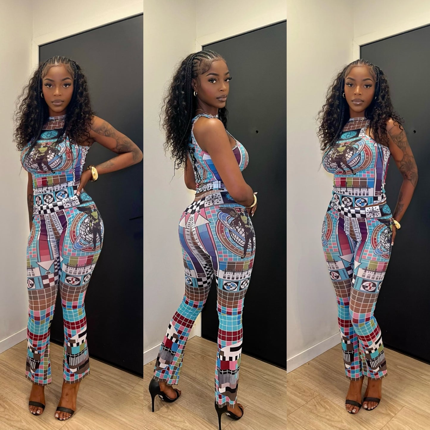 Janice Mesh Set